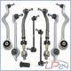 Kit Bras Suspension Rotule Bielette Barre De Stabilisatrice Direction Douille
