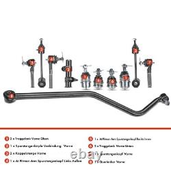 Kit Bras de Suspension Avant G+D 11pcs pour Jeep Wrangler II TJ 1996-2007