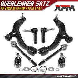 Kit Bras de Suspension avant Gauche Droite pour Chrysler Voyager 4 Rg Rs 2.4-3.3