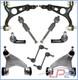 Kit De Bras Suspension Rotule Biellette Barre Direction Avant 10 Pi&egrave;ces Complet