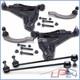 Kit De Bras Suspension Triangle Biellette Barre Rotule Direction Avant