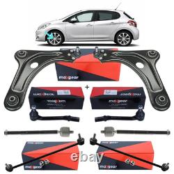 Kit Triangle Bras De Suspension Rotule Biellette Barre Stab Pour Peugeot 208 I
