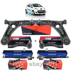Kit Triangle Bras De Suspension Rotule Biellette + Stab Pour Peugeot 107 05-14
