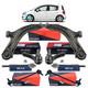 Kit Triangle Bras De Suspension Rotule Biellette + Stab Pour Renault Modus 2004