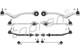 Kit De Bras De Suspension Essieu Avant Barre Oscillant Transversal 502 184