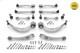 Kit De Bras De Suspension Essieu Avant Droit 116 050 0190/hd Meyle Pour Audi A5