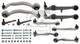 Kit De Bras De Suspension Essieu Avant Gauche Barre Oscillant Transversal 39402
