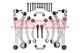 Kit De Bras De Suspension Essieu Avant Pour Bras Oscillant Transversal 9060004