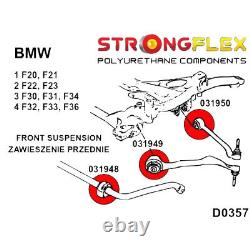 Kit silentblocs suspension bras et barre avant pour BMW Serie 4 F32 F33 F36