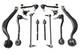 Mapco Kit Bras De Suspension Kit Triangle De Suspension 53608 Essieu Avant 188mm