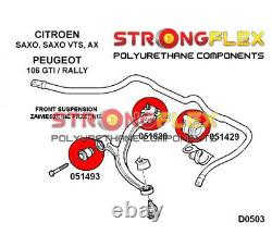 Peugeot 106 GTI/Rally kit silentblocs de bras suspension avant 352351, 96106474