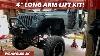 Rough Country 4 Long Arm Lift Kit U0026 Vertex Reservoir Shocks Pt 1 Front