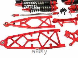 Rovan Baja Max Super Etendu CNC Aluminium Bras Suspension Kit Hpi 5B 5T Rouge