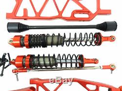 Rovan Baja Max Super Etendu CNC Aluminium Bras Suspension Kit Hpi 5B 5T Rouge