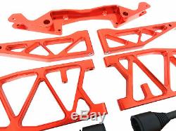 Rovan Baja Max Super Etendu CNC Aluminium Bras Suspension Kit Hpi 5B 5T Rouge
