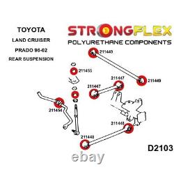Toyota Land Cruiser Prado, Kit 14 silentblocs bras suspension arrière